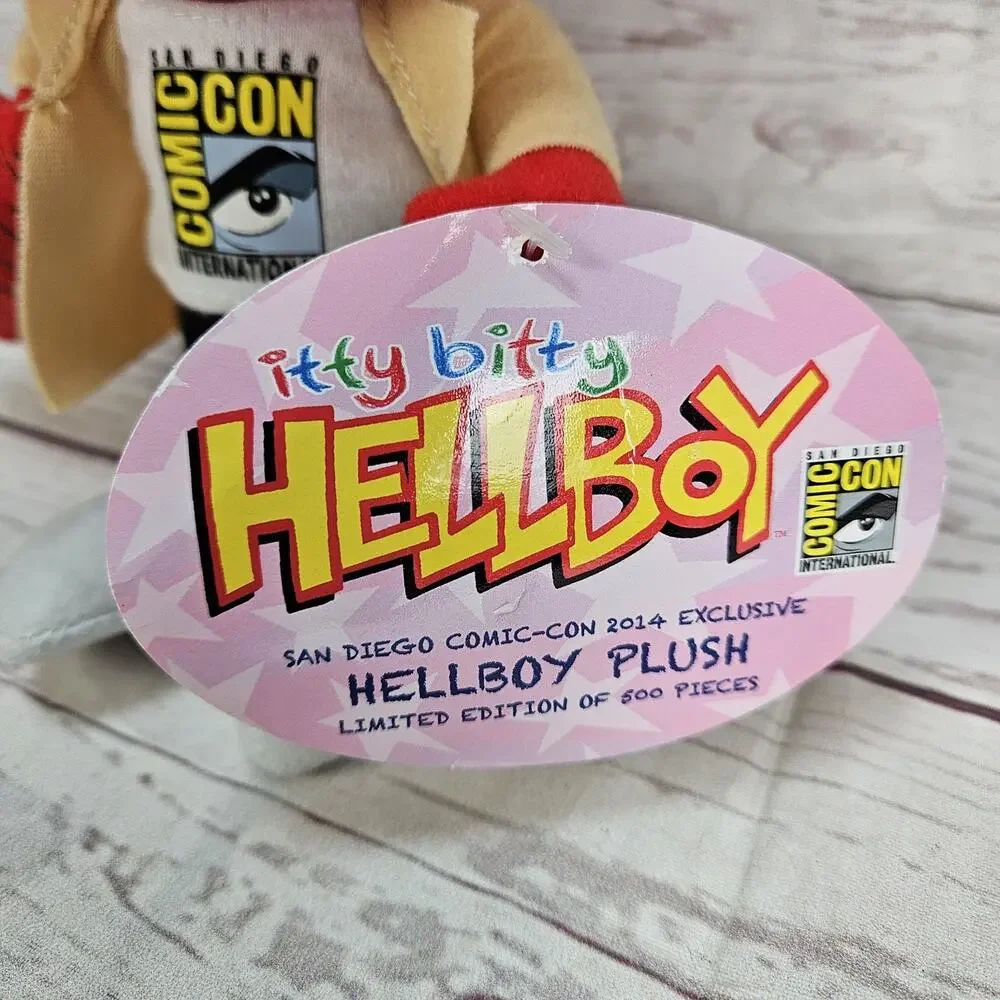 2014 San Diego Comic Con Itty Bitty Hellboy Plush Limited Edition LE 500 NWT